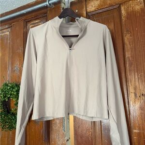 Old Navy Beige Zip-Up Jacket
